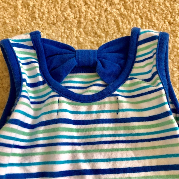 3/$25 PatPat Mosaic Striped Ruffle Romper - Picture 6 of 7